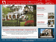 Tablet Screenshot of charlestonfootprints.com